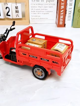 合金声光三轮车玩具男孩大号三蹦子模型仿真儿童小汽车农用拉货车#玩具车 #汽车玩具 #儿童玩具 #玩具推荐