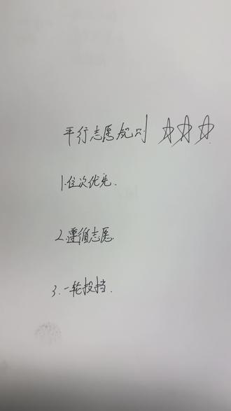 老师一条视频讲清楚什么是平行志愿#平行志愿 #浙江高考志愿 #浙江单考单招 #抖音热门