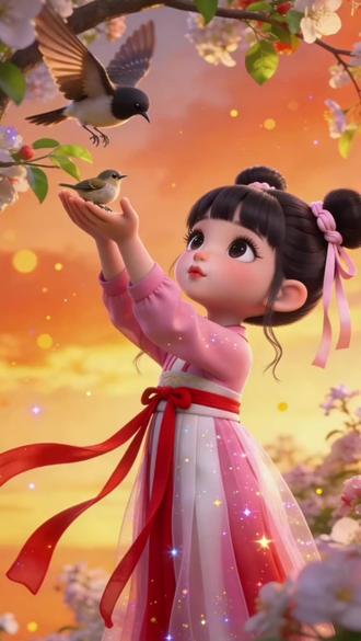 动画一分钟,诗词轻松背《鸟》唐·白居易“劝君莫打枝头鸟 子在巢中望母归”
#原创儿童动画#AI古诗词#国学启蒙#亲子教育