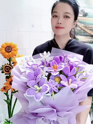#短视频变现话题 如果浪漫有颜色,那一定是紫色#手工diy @抖加小助理