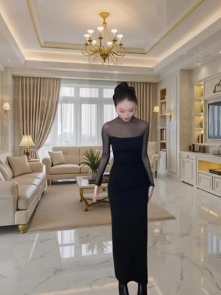 #品质女装#连衣裙#优雅气质#穿搭#早秋贵气感穿搭