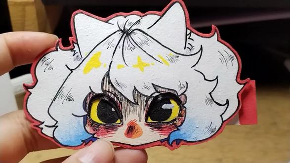 自家OC纸偶#瞎画 #纸偶 #日常瞎画 #oc