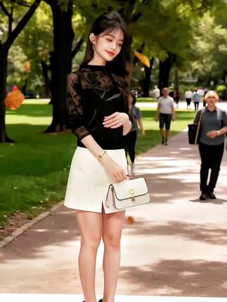 #穿出你的chic风 #时髦穿搭 #好身材好气质 #美女穿搭 #视频同款在商品橱窗