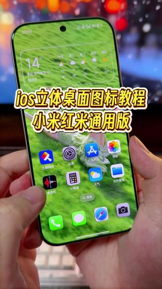 iOS上面的立体桌面图标有多少小伙伴没有用过,小米红米的手机现在都可以直接设置了#玩机技巧 #小米第三方主题安装教程 #ios桌面图标 #小米玩机技巧