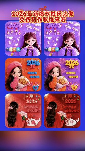 宝,该换头像了,抖音放大镜🔍嗖(神图定制小程序)输入25253获取#姓氏头像制作 #你的专属头像 #可换照片可改姓氏 #头像定制