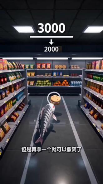 #AI小鱼超市奇遇 #抖音ai创作