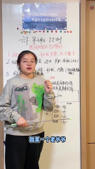六下第四单元《图形的放大与缩小》内容讲解,学过的同学及时复习一遍,还没学到的同学可以跟着预习一遍#小升初加油 #图形放大与缩小