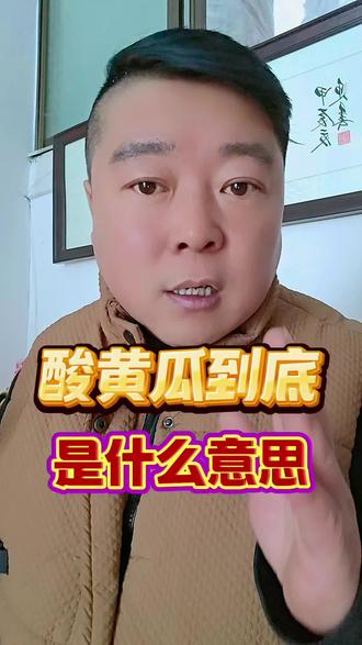 酸黄瓜到底是什么意思#社会热议 #认知#酸黄瓜