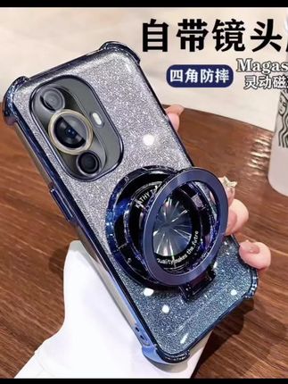 适用华为nova12活力版手机壳四角防摔FIN-AL60全包镜头膜女高级感