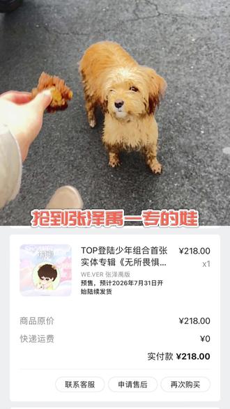 抢张泽禹一专棉花娃娃全程记录,和小狗的缘分#棉花娃娃 #时代峰峻周边 #张泽禹 #专辑 #小狗