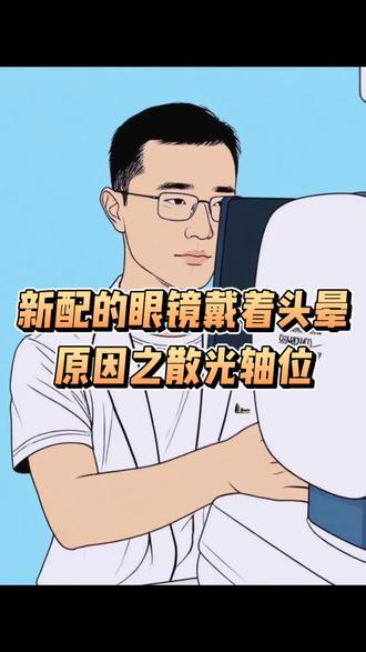 眼镜戴着头晕原因分析之散光轴位