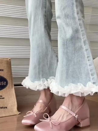 蝴蝶结玛丽珍芭蕾单鞋(˵¯͒〰¯͒˵)#夏季凉鞋 #百搭鞋子 #仙女鞋 #女鞋穿搭 #女鞋
