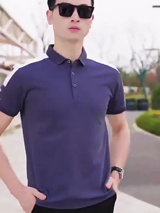 Taylormade泰勒梅高尔夫POLO衫男士新款翻领T恤休,闲时尚百搭短䄂#休闲短袖 #百搭短袖T恤 #时尚短袖T恤 #polo衫 #翻领短袖T恤