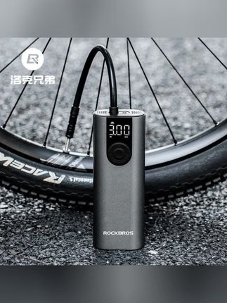 洛克兄弟电动打气筒自行车汽车摩托车高压车载充气泵充电便携家用 #电动打气筒 #自行车打气筒 #车载充气泵 #打气筒 #好东西一起分享