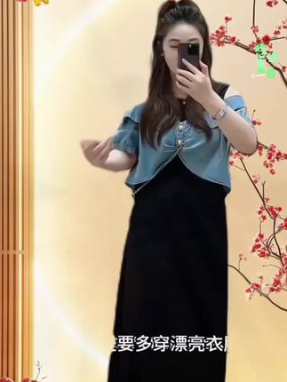 肉肉姐妹夏天这样穿包好看的#连衣裙 #夏天穿什么 #微胖穿搭 #这么穿显瘦20斤 #露肩连衣裙