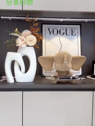 #每日分享 #强烈推荐 贝汉美桌面轻奢玄关餐边柜客厅家居收纳入户陶瓷高档装饰#摆件 #装饰品 #轻奢摆件