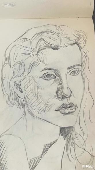 头像速写|外国美女
#画渣日常 #头像 #头像速写 #画画#画画使我快乐