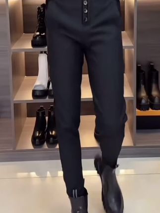 男士休闲束脚裤#潮流百搭#时尚减龄休闲#男士西裤推荐