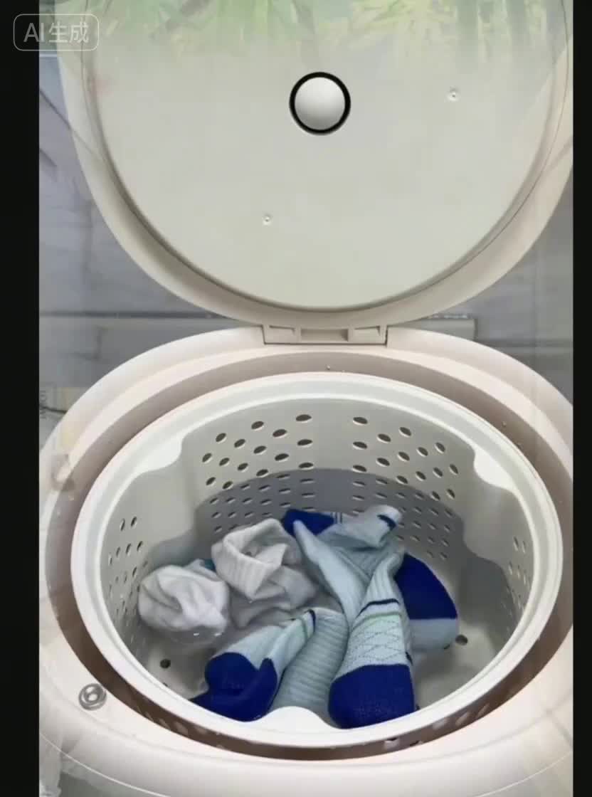 小米有品生态链洗衣机半自动内衣内裤洗袜子 #家庭必备 #非常方便实用 #迷你洗衣机
