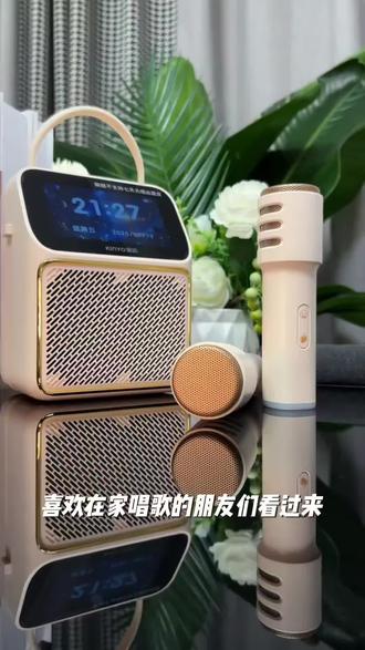 金运K89家庭k歌麦克风音响一体机唱歌音箱AI点歌声卡无线话筒ktv