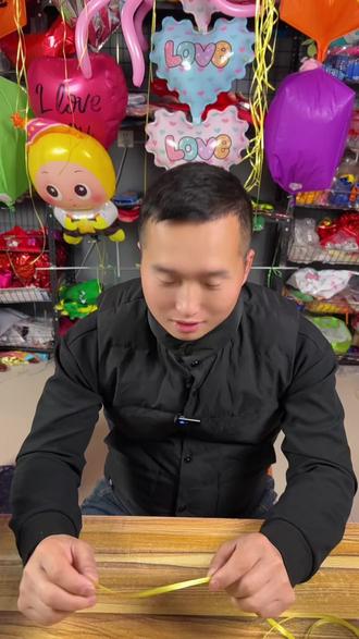 绑活结的教程来了#生活手工 #气球 #热门