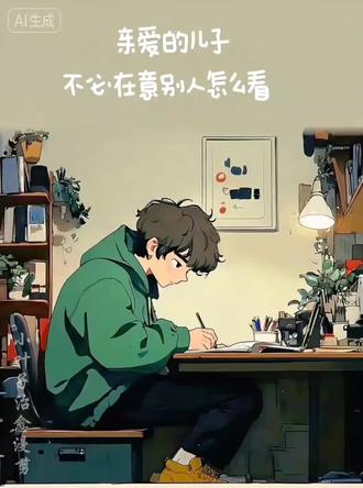 亲爱的儿子,不必在意别人怎么看,你的善良与坚韧是与生俱来的光芒…… #情感漫剪#情感共鸣#治愈系动漫#治愈系漫画#亲子互动 @DOU+小助手 @上热门小能手