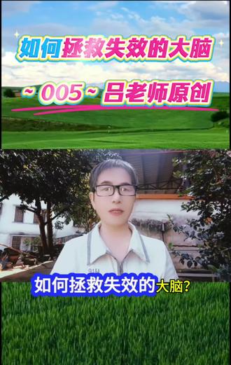如何拯救失效的大脑?~005~吕沛袀老师 :原创