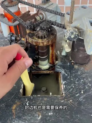 封边机专用胶锅清洗剂#木工 #封边机#全屋定制工厂#板式家具厂#木工装修