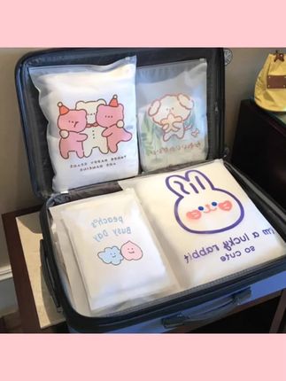 #收纳袋 旅行衣物收纳袋行李箱衣服收纳袋鞋子分装防水密封收 #分装袋 #衣物袋 #生活用品 #好物分享