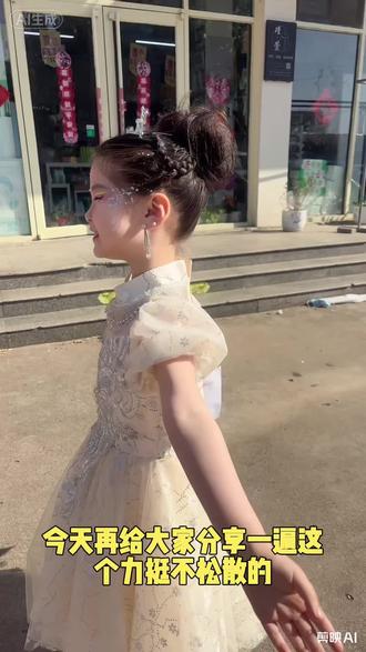六一一天不松散丸子头 碎发多、毛躁塌扁,六一上台不好看?高丸子头精致利落,一整天不塌不乱#编头发教程 #编发的简单方法 #扎发过程 #六一主持人发型妆容