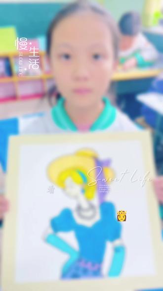 被学生画的画美到了