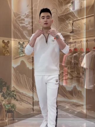 男装时尚休闲套装#舒适百搭#谁穿谁好看#多色可选