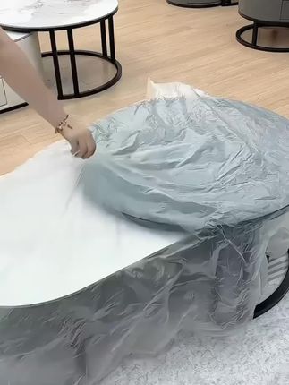客厅家用轻奢现代简约新款椭圆茶桌网红小户型茶几桌#现代简约茶几 #客厅搭配#居家好物