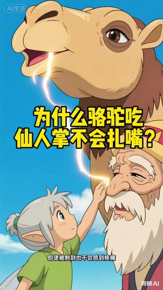 【为什么骆驼吃仙人掌不会扎嘴】#幼儿睡前小故事 #创作者中心 #创作灵感