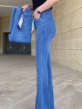 #秋季新款 #微喇牛仔裤 #显高显瘦显腿长 #面料柔软舒适弹力大 #高品质女裤