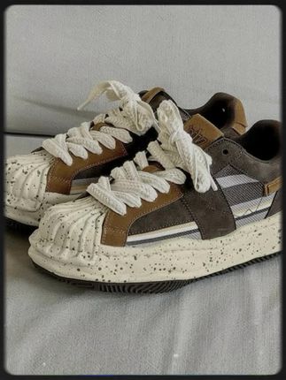 泼墨贝壳头溶解鞋男女小众厚底增高美拉德复古棕运动休闲板鞋潮鞋#学生党必备 #好物推荐🔥 #今日分享 #美式鞋子ins潮流 #过冬神器