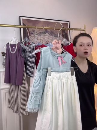 女童阔腿裤套装2025夏装新款洋气女宝宝娃娃衫上衣儿童宽松阔腿裤#新款分享 #女童穿搭 #高品质童装 #时尚穿搭 #新品上新