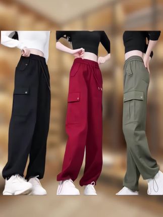【清仓捡漏】工装裤女2024春秋季新款直筒束脚两穿百搭休闲运动裤女 #百搭裤子 #休闲裤 #面料柔软舒适#显高显瘦显腿长 #工装裤