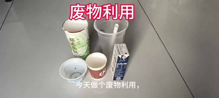 家庭版废物利用育菜苗#手工diy