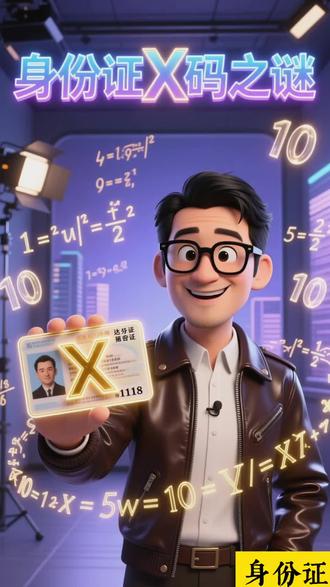 身份证号码的第18位“X”,到底是什么意思#知识科普 #身份证 #涨知识 #有趣的知识又增长了 #身份信息