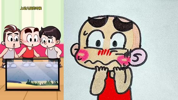 上幼儿园的时候#简笔画 #二次元 #画画 @抖音小助手 @抖音创作者中心