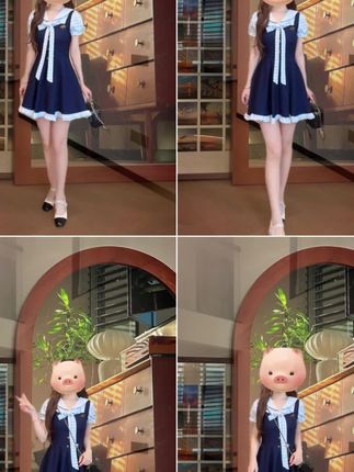 #少女感夏日ootd #学院风穿搭 #学院风连衣裙 #无法拒绝的夏日穿搭 #我的ootd穿搭