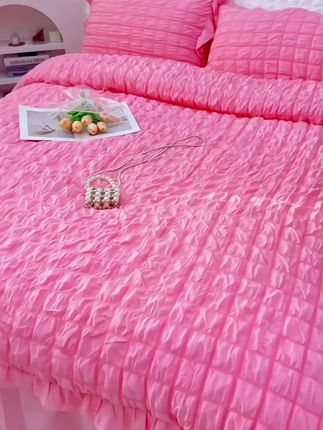 #床上用品#泡泡纱四件套 #柔软亲肤 #四件套#被子