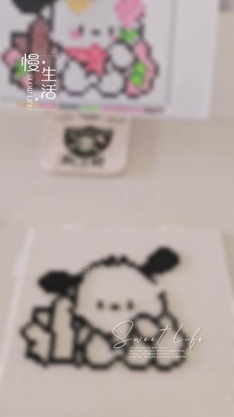 小伙伴们做的各种拼豆作品#拼豆