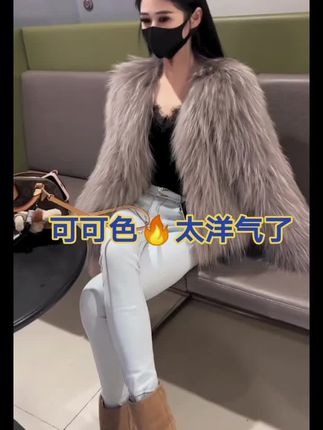 #抖音推广 #皮草工厂 #回头率爆棚 #时尚气质穿搭 #气场全开