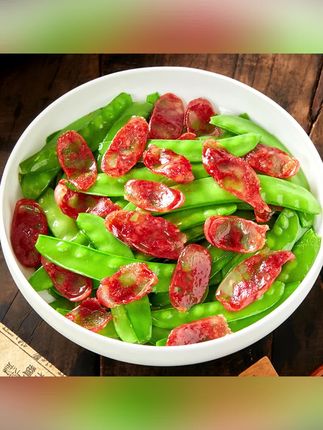【3/6袋】天海藏广味腊肠 炒菜香肠腊肉肠煲仔饭传统广式美味下酒菜#腊肠 #腊香肠 #腊肠煲仔饭 #下酒菜 #腊肠炒荷兰豆