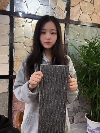 山西晋中的一个饭店内墙用上了我们的天然流水石,好看的很呢#天然石材 #天然流水石 #流水石厂家 #水幕墙 #条石