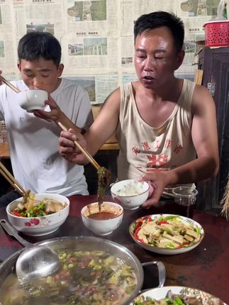 贵州无盐青菜酸 #乡村味道