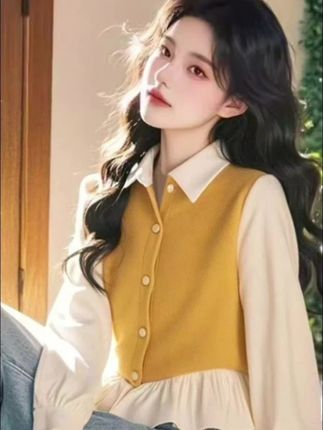 #上熱门 #秋季长袖 #秋季新款穿搭 #秋季新款 假两件#女装