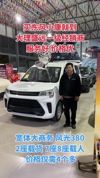 东风风光380 2座 7座 8座供你选择 价格仅需4个多#东风小康#大理盛远 #商务车 #特价车批发